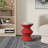 15" Wide Side Table In ABS Plastic With Double-Hourglass Design Michailo Collection-2089582697