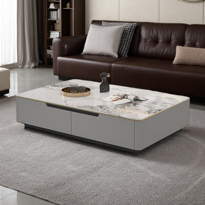 Nordic minimalist luxury style coffee table