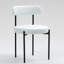 Chaise d'appoint à dossier uni Vleda