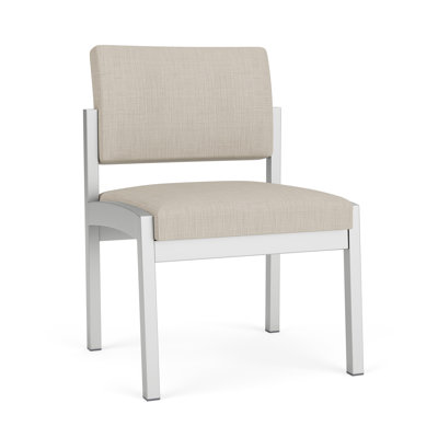 Lenox Steel Waiting Reception Armless Guest Chair Metal Frame