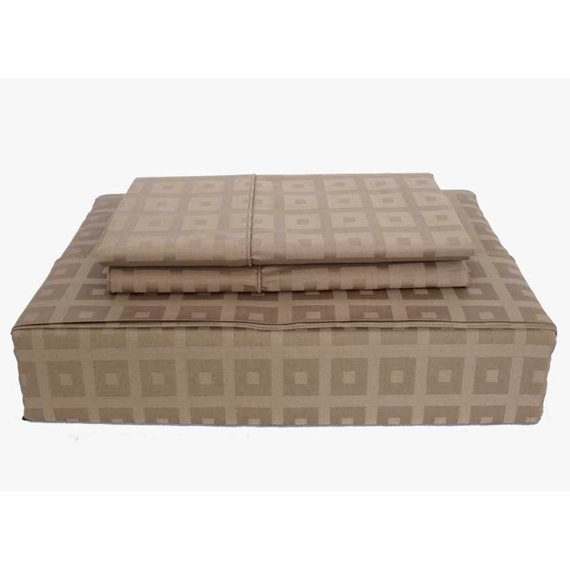 Ensemble de draps 100% coton de qualité égyptienne 400 fils Bliss, Vert menthe, Simple