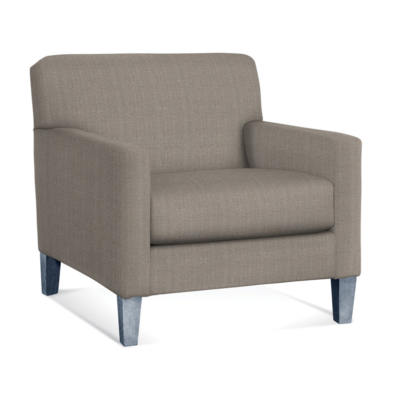 Tampa Upholstered Armchair, Stone Crypton Performance; 0884-83, Flax