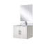 Meuble-lavabo simple 24 po X P 22 po D, comptoir de Carrare, 18 po Ensemble miroir et robinet-1805224467-1805224476