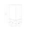 Maxwell 14 in. Mid-Century Modern LED Bedside Table Lamp with Fabric Square Shade (Set of 2)-104311727-104311730