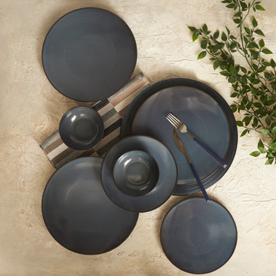 Piece Porcelain China Dinnerware Set - Service for 6