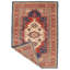 Tapis bleu marine / rouille en laine noué à la main Pak Super Kazak