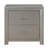 Zeno Silver Finish 2 Drawers 23.63In. W Nightstand