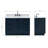 ARIEL Kellie 49 Single Sink Bathroom Vanity with Italian Carrara Marble Top-99405058-124984828