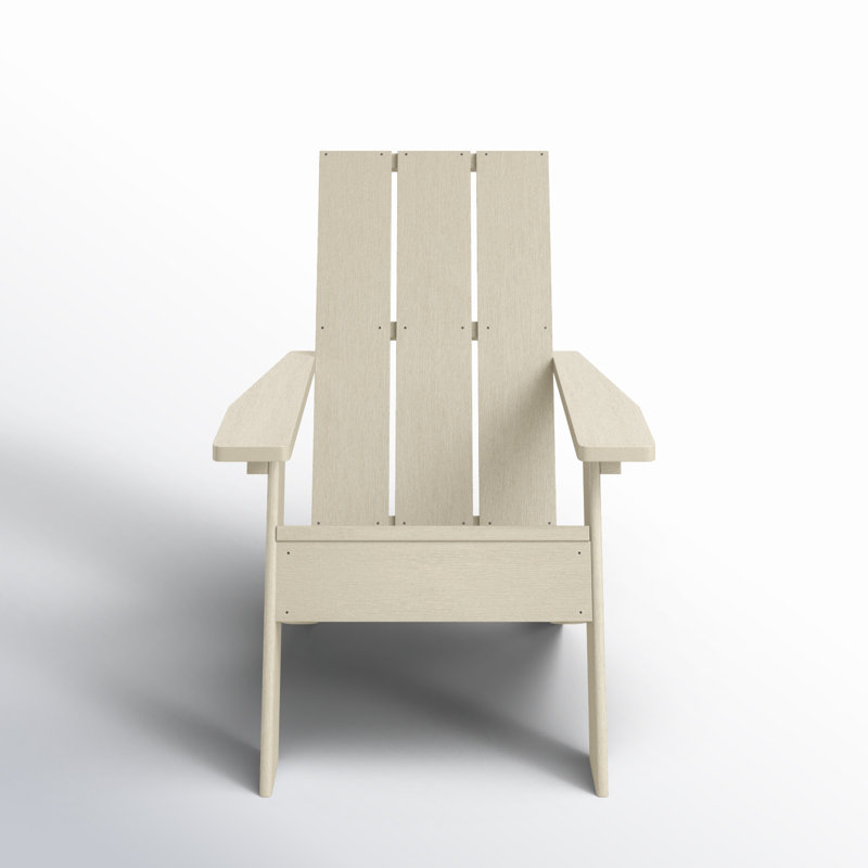 Byrnes Outdoor Adirondack Chair, Whitewash