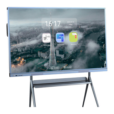 JYXCN Smart Board, ordinateur tout-en-un interactif, écran tactile avec système double et partage de nuage - pour la salle de classe, le bureau et les présentations?