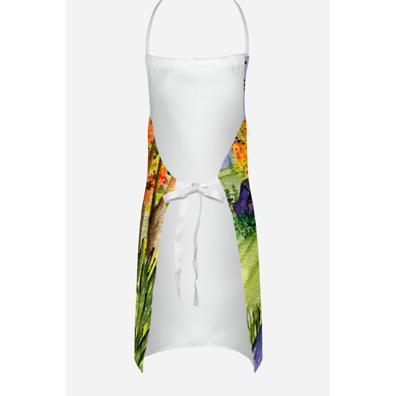 No Pattern Bib Apron