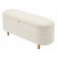 Ensemble de chambre à coucher 2 pièces, lit plateforme avec repose-pieds à DEL
