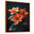 Toile avec cadre flottant brun