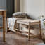 Keziah Solid Wood Storage Bench