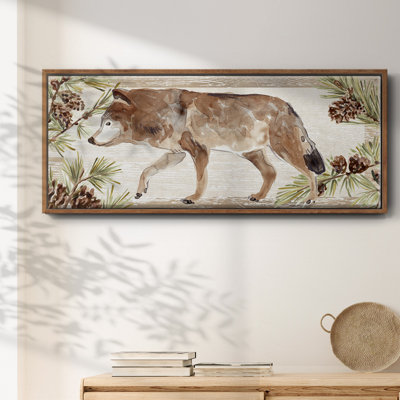 «Rustic Barnwood Animals Collection D», toile encadrée