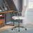 Mid-Back Designer Upholstered Swivel Executive Office Chair with Armrests-1860959584-1860959596