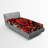 Microfiber Floral Fitted Sheet-95976679