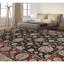 Tapis noir et vin noué à la main de haute qualité