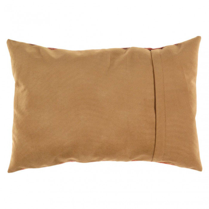 Square Pillow Cover & Insert, 16"H x 24"W, Red/Green, Rectangle