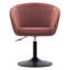 Velvet Swivel Barrel Chair-2003668692