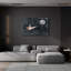  «Papier avion à la lune» par Rachel Nieman, art mural en verre acrylique, 36 po x 24 po-1557871756