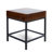 Rugged and Functional Industrial Storage Side Table Crafted from Sustainable Materials for a Clutter-Free Living Space