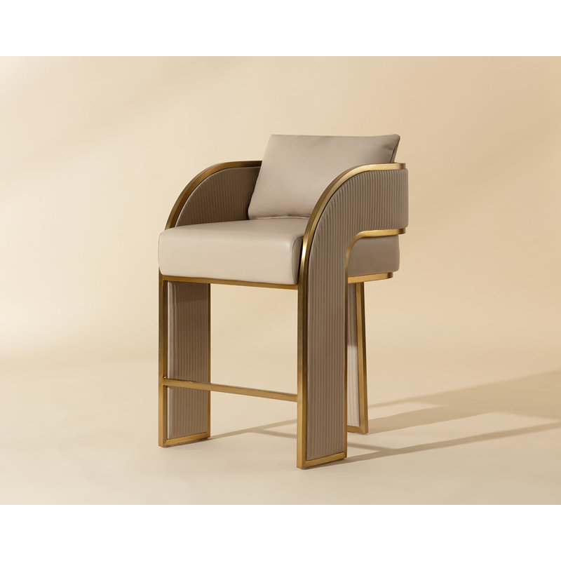 Tabouret de comptoir Baz - beige Napa