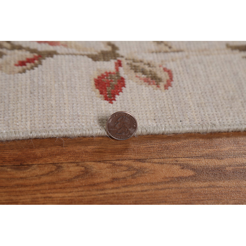 One-of-a-Kind 2'4" X 5'10" Runner Wool Area Rug in Beige