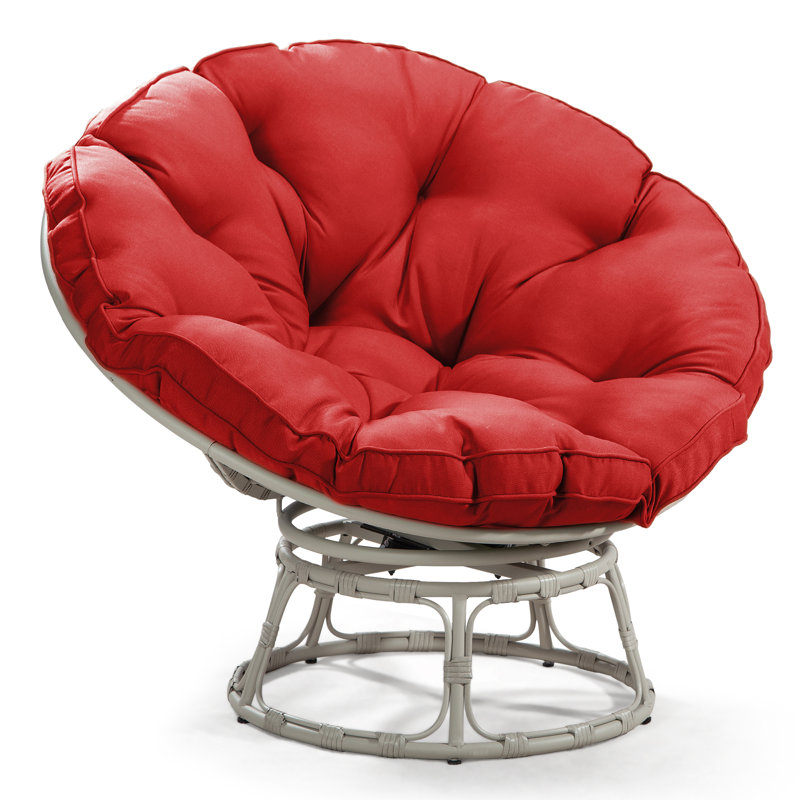 Méridienne Borset, Gris, Rouge