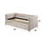 Beige Fabric Daybed W/Trundle (Overall Full)-2026844621-2026844656