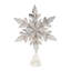 Distressed Fir Wood Snowflake Tree Topper 12"H
