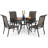 Alyah 4 - Person Patio Dining Set with Round Table