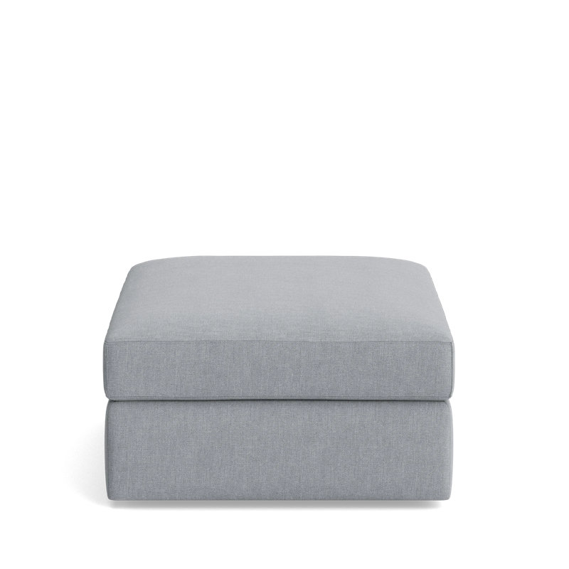 The OG Ottoman, Performance Weave - Zinc