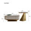 Hyrup Pedestal Coffee Table with Storage