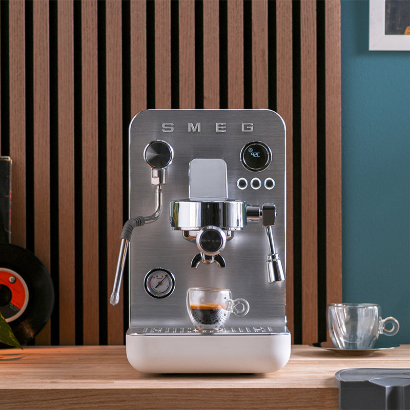 SMEG Espresso Manual Coffee Machine, White