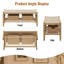 Banc de rangement en bois Khemisset