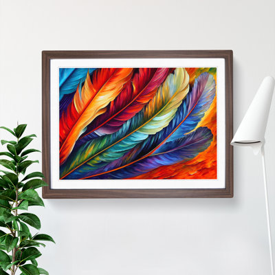 Bird Feather - Single Picture Frame Painting