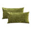 Housse de coussin lombaire en velours froissé-849992194