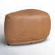 Adna 26.5" Genuine Leather Triangular Ottoman
