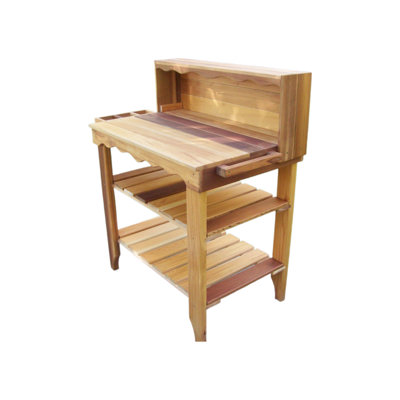 Kiefer Cedar Wood Potting Bench