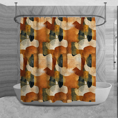 Temeca Abstract Shower Curtain