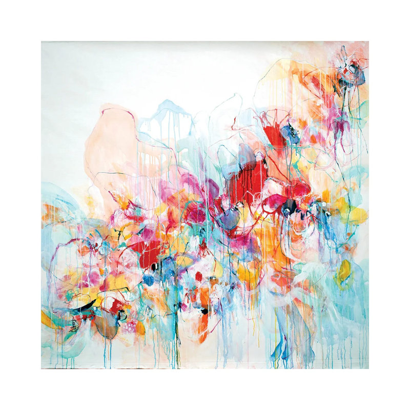 Brighten The Day By Misako Chida - Wrapped Canvas Painting by Misako Chida - Wrapped Canvas Painting