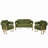 Teddy fleece 2-seater Sofa, Metal Frame-247749768