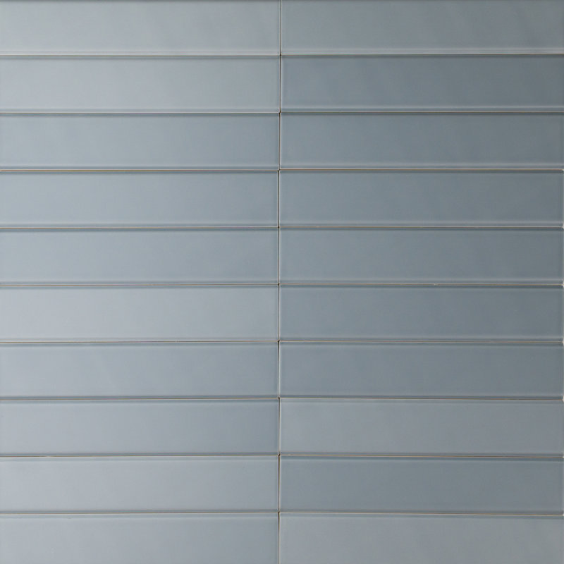 Carrelage mural mat 2 "x 10" Tinte, Bleu clair mat