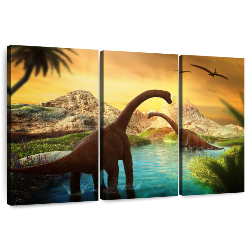 Brampt Sauropods, 28" H x 45" W