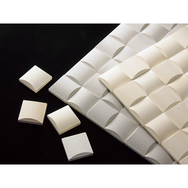 Vele 1.19" x 1.19" Ceramic Mosaic Wall Tile, White