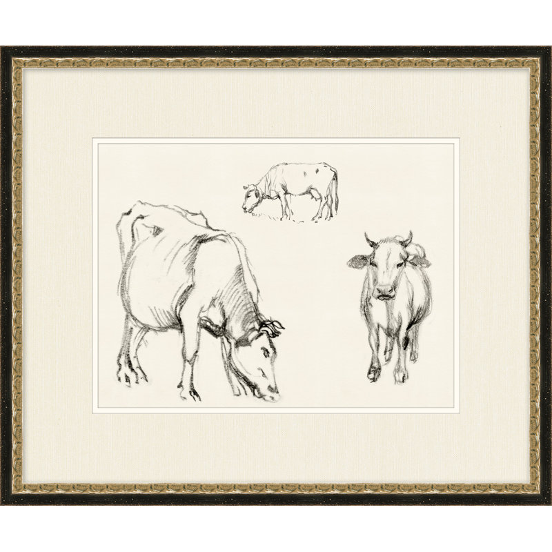Country Cow Sketches 5