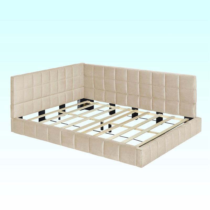 Upholstered Daybed, Beige