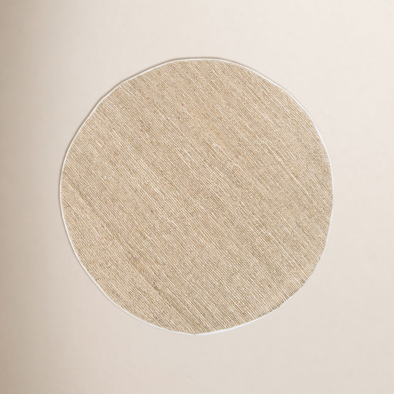 Khaja Wool Indoor Rug, Round 8'