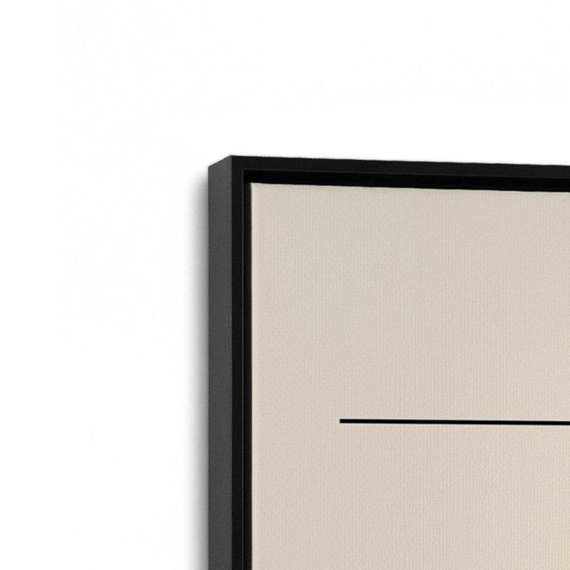 Bauhaus Optical Revolution Canvas Print, Satin Black Floater Framed, 18.75" H x 12.75" W x 1.75" D